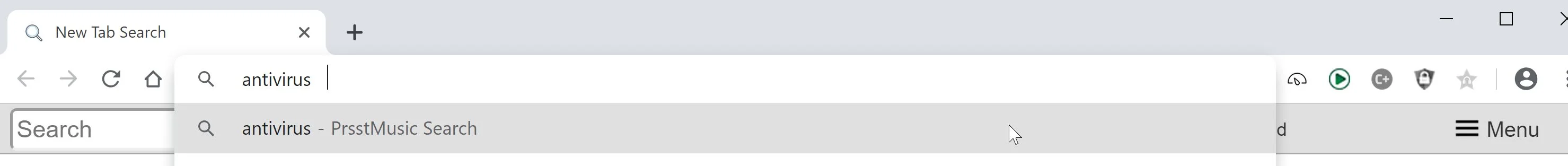 How to remove PrsstMusic Search (Virus Removal Guide) 1 Image: Google Chrome is redirected to the PrsstMusic Search