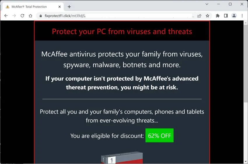 fixprotectf1.click ad
