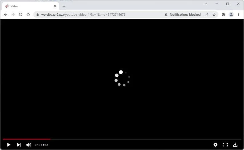 How to Remove Wordbazar2.xyz Pop-up Ads (Virus Removal Guide) 1 Image: Chrome browser is redirected to Wordbazar2.xyz