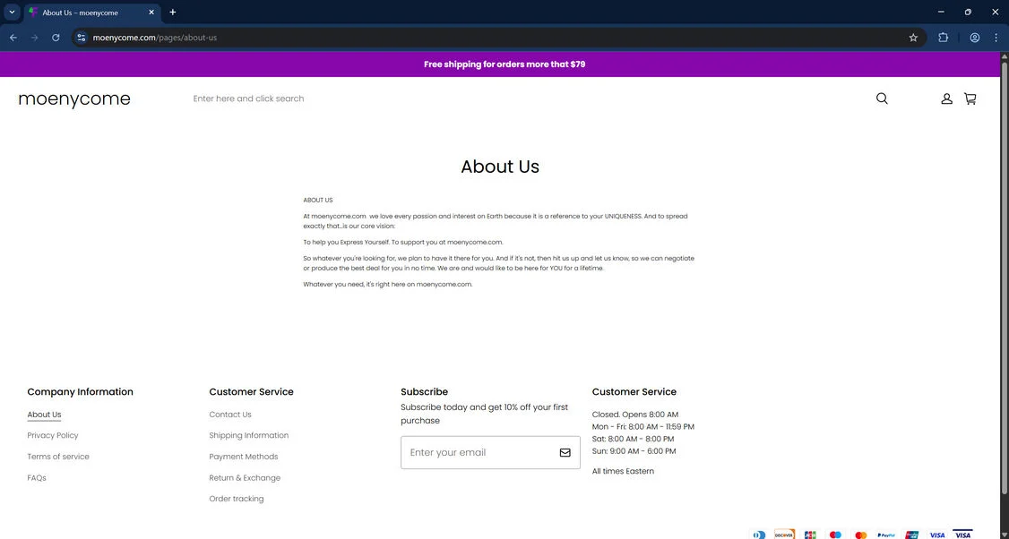 Moenycome.com Scam Store: What You Need To Know 1 Moenycome.com scam