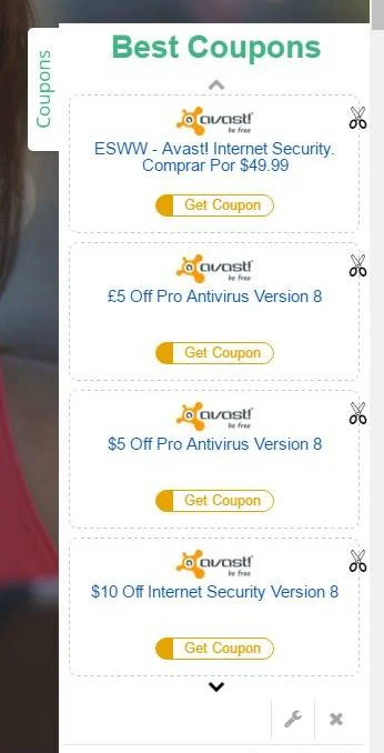 Coupons adware