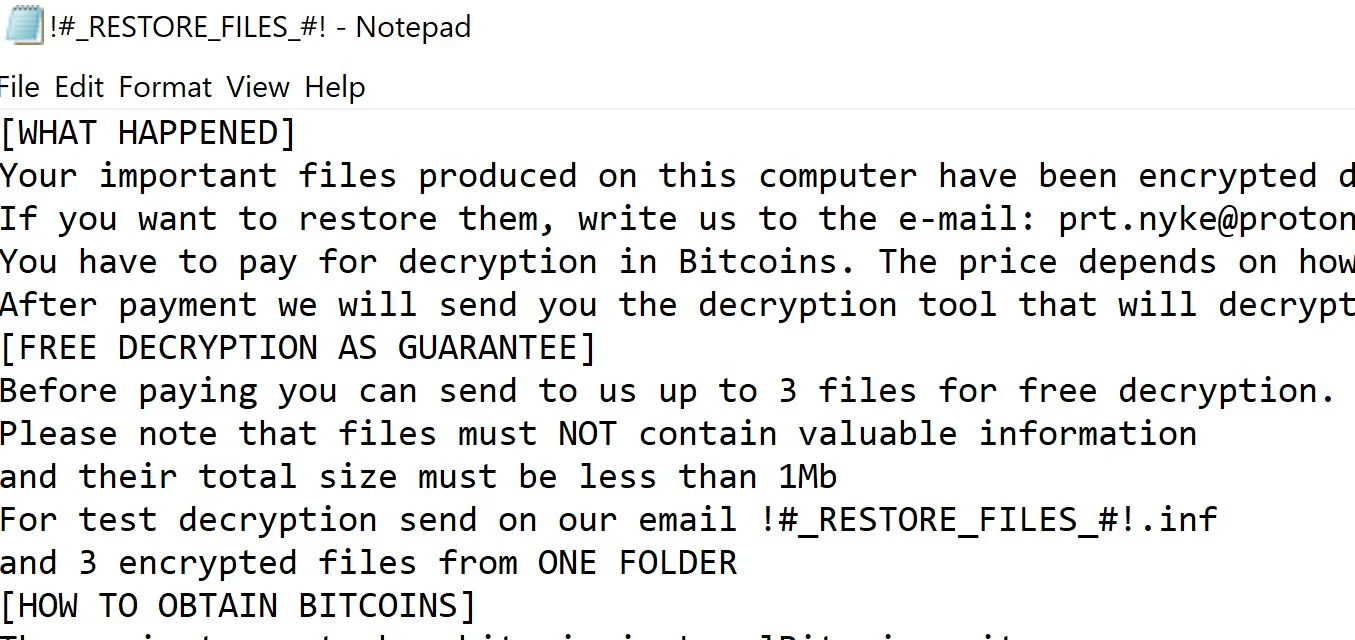 BTCWare Ransomware virus