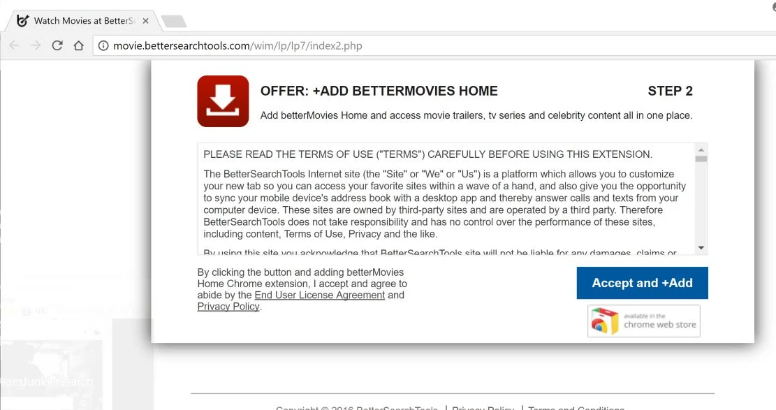 movie.bettersearchtools.com redirect virus
