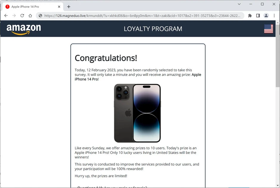 Screenshot of Magneduo.live Ads