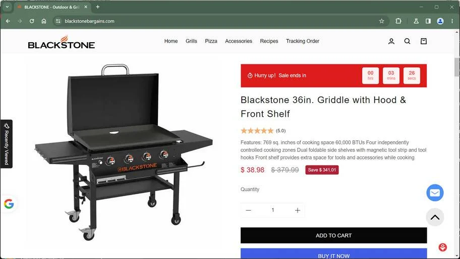 Blackstonebargains.com - Legit or Scam Trap? Our Verdict 1 Blackstonebargains.com China