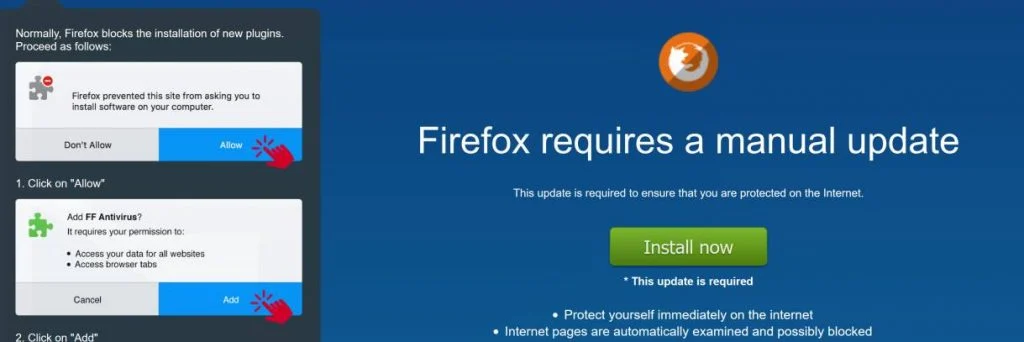Firefox Defender adware Firefox Defender Scam