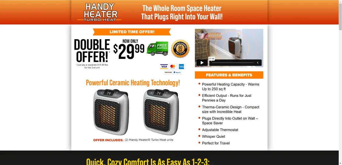 Handy Heater Turbo Heat