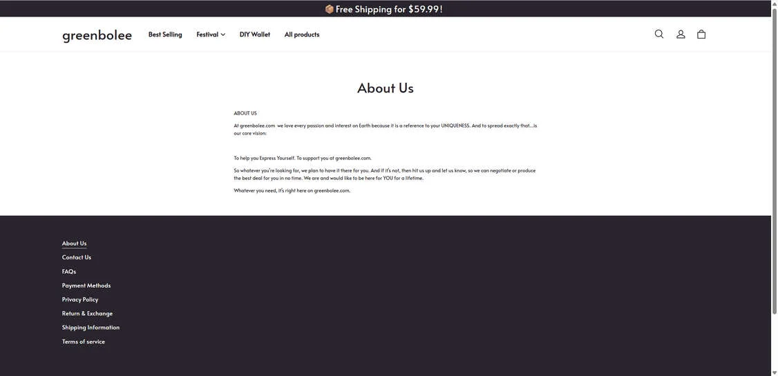Greenbolee.com Store Is a Scam - Steer Clear Now 1 Greenbolee.com scam