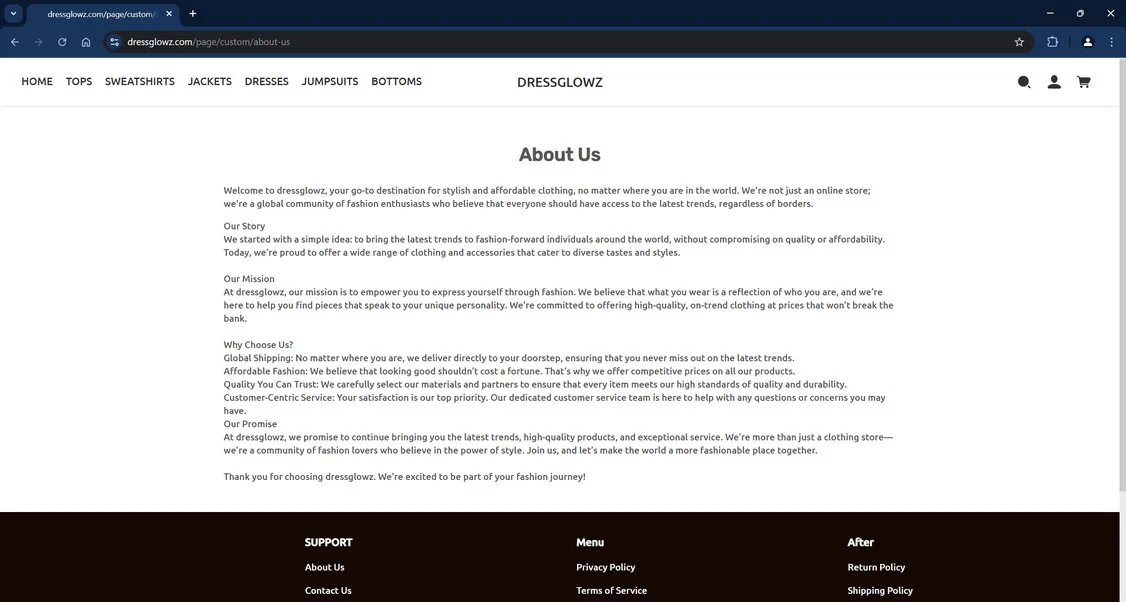 Avoid Dressglowz.com Scam Store - Read This First 1 Dressglowz.com scam