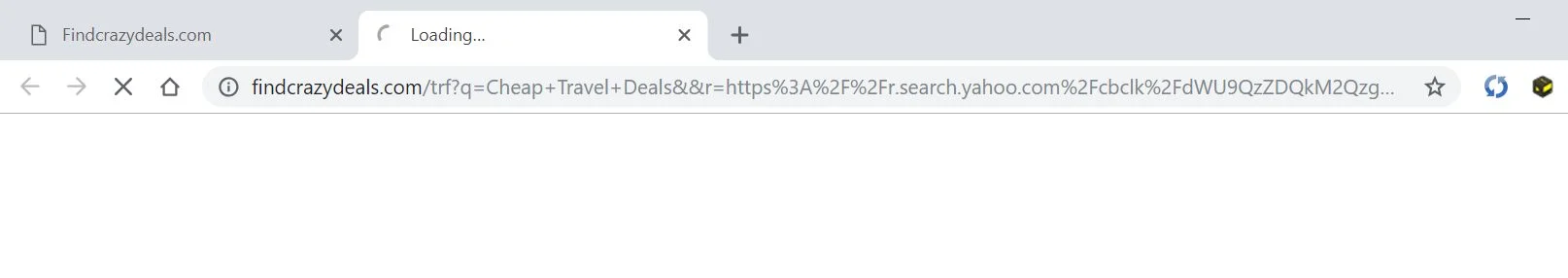Findcrazydeals.com redirect virus
