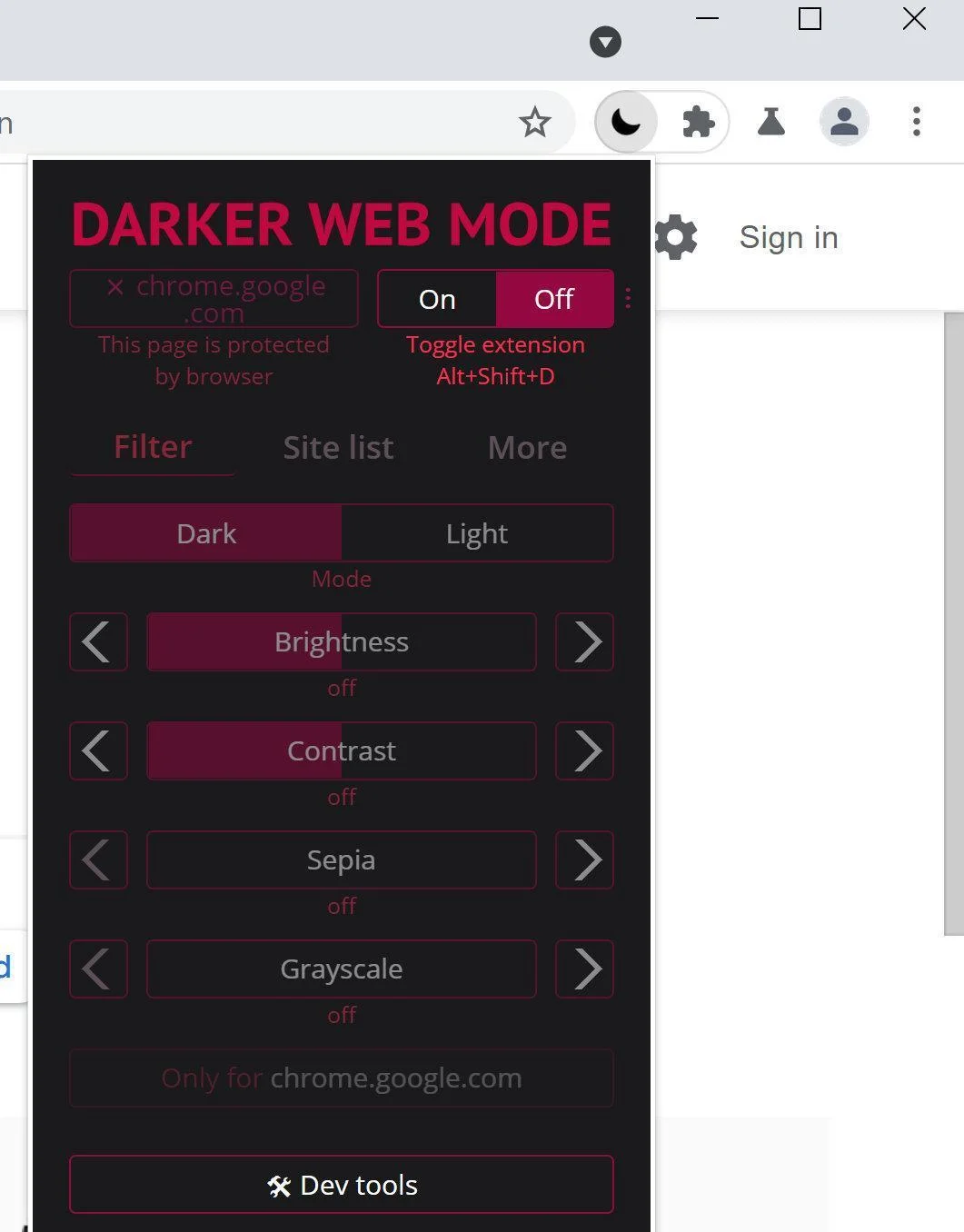 Remove Night Mode Browsing adware (Virus Removal Guide) 1 Image: Night Mode Browsing Chrome extension