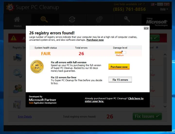 Super PC Cleanup malware