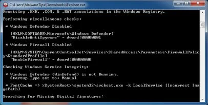[Image: RKILL stoping malware]