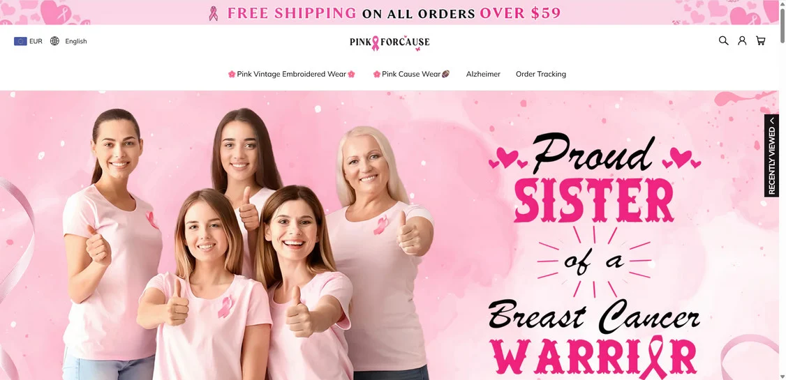 Pinkforcause.com scam