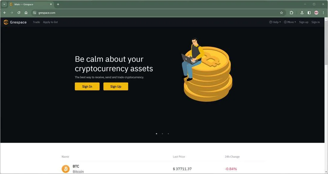 Unpacking Grespace.com Crypto Scam: The Tricky Tactics 1 Grespace
