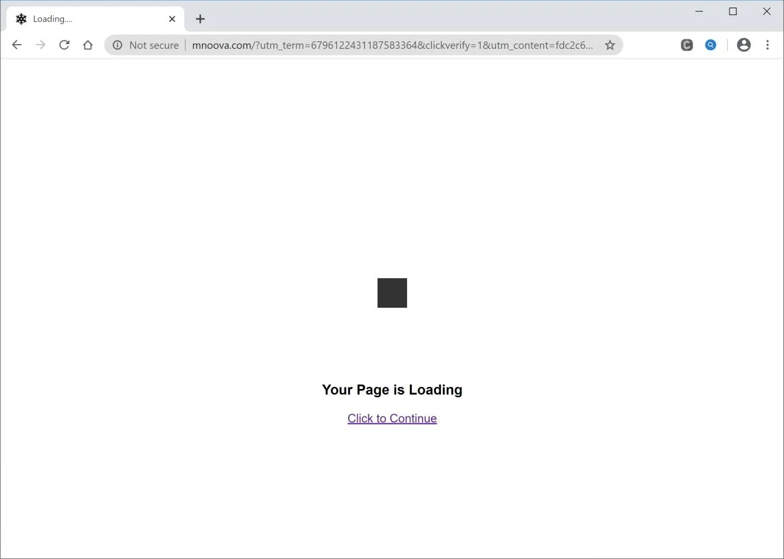 How to remove Mnoova.com redirect (Virus Removal Guide) 1 Image: Chrome browser is redirected to Mnoova.com
