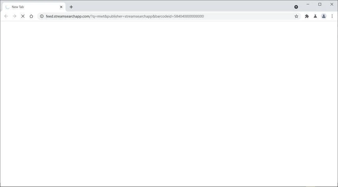 Remove StreamSearchApp Search redirect (Virus Removal Guide) 1 Image: Chrome browser is redirected to StreamSearchApp Search
