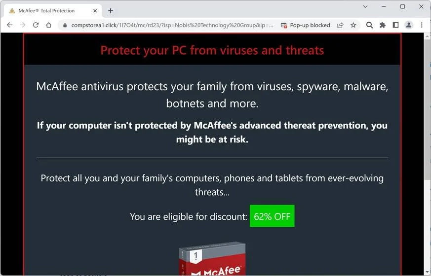 Image: Compstorea1.click Ads