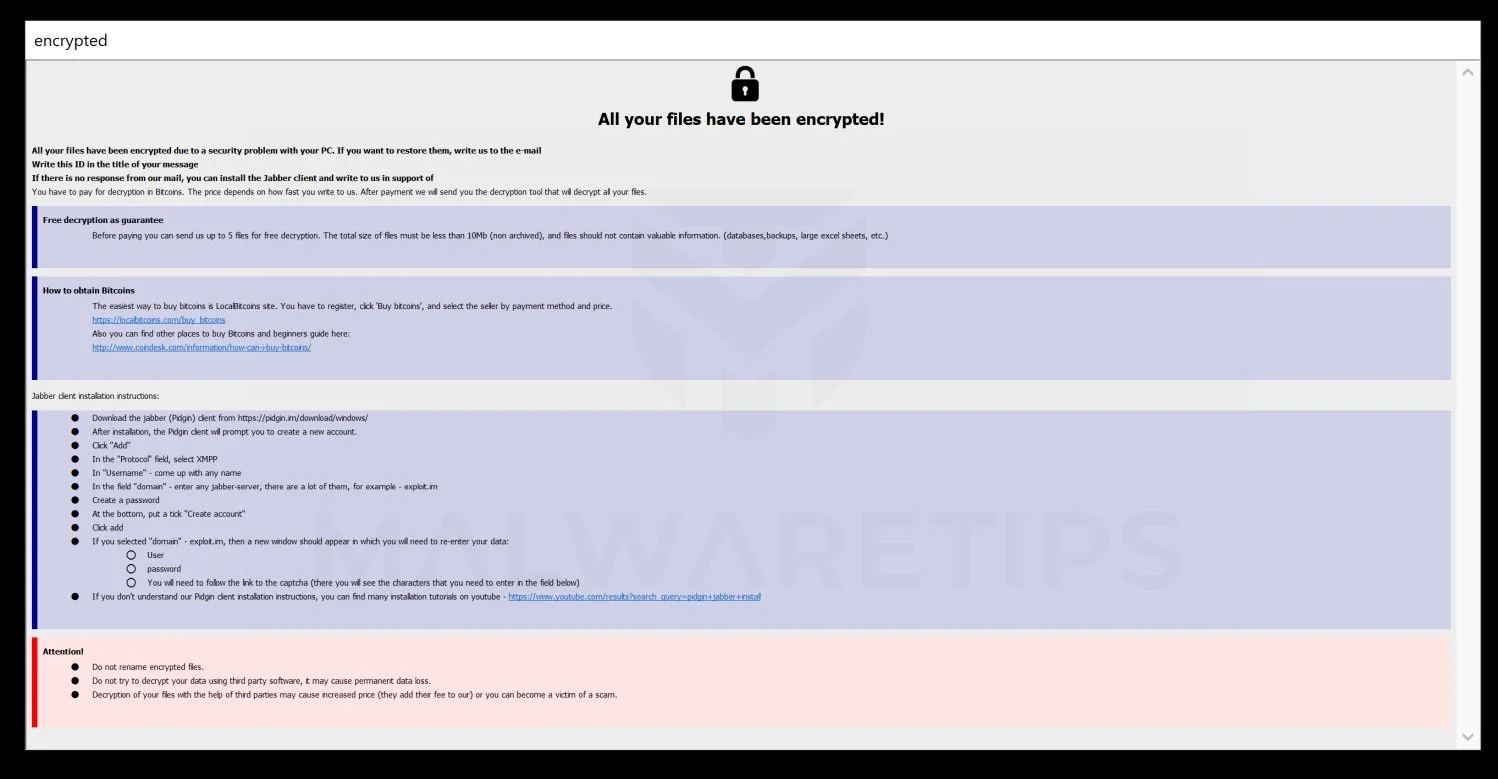 Image: [wewillhelpyou@qq.com].adage ransomware virus