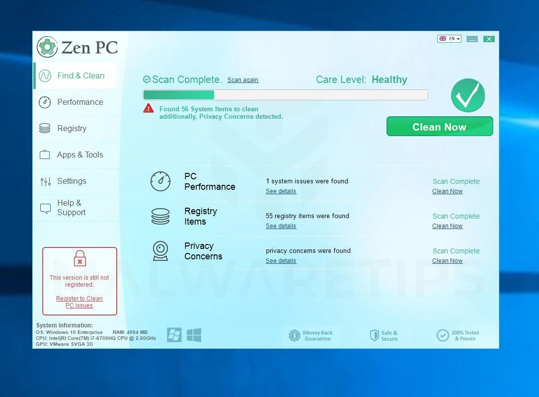Zen PC Scam