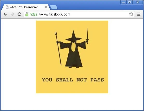 [Image: You shall not pass virus]