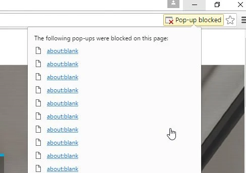 about:blank malware