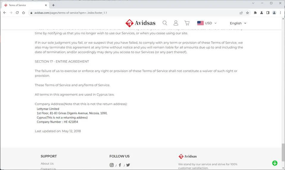 Investigating Avidsas.com: Legit Store or Shady Scam? 1 avidsas.com scam