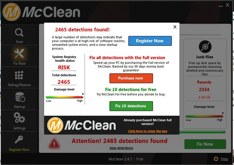[Image: McClean system optimizer]