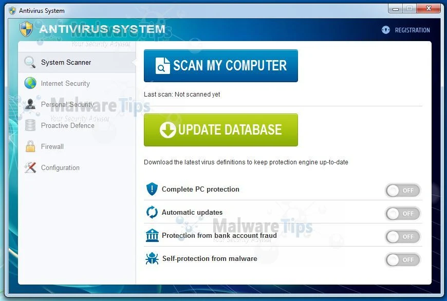 Antivirus System Antivirus System