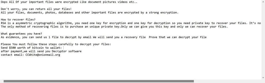 How to Remove Cantopen Ransomware (Virus Removal Guide) 1 Image: Cantopen ransomware