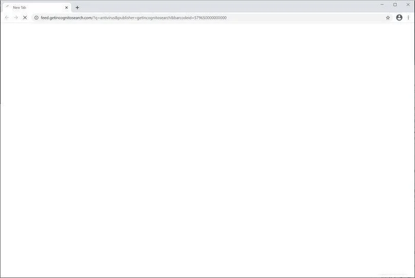 Image: Chrome browser is redirected to GetIncognitoSearch Search