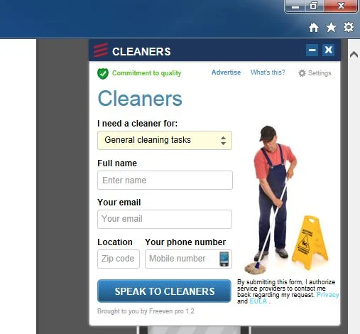 [Image: Cleaners popup virus]