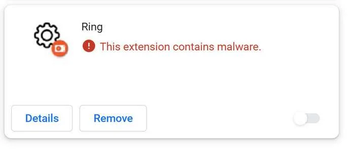 Ring Chrome Extension Virus