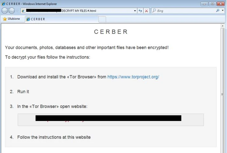 Cerber virus