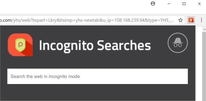 Incognito Searches redirect Incognito Searches redirect virus