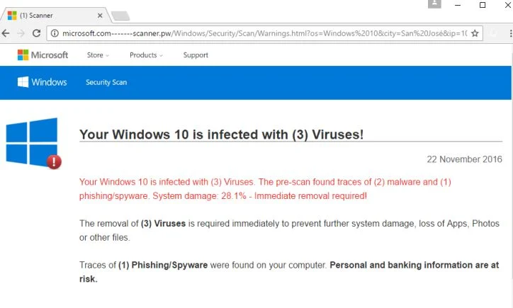 Microsoft.com-------scanner.pw virus