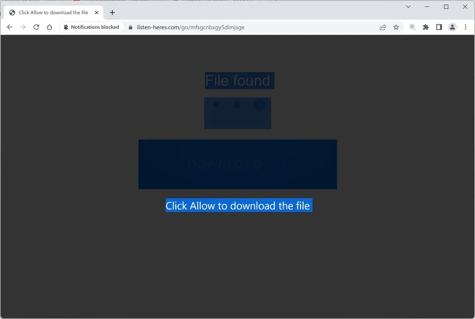 Remove Listen-heres.com Ads (Virus Removal Guide) 1 Image: Listen-heres.com Ads