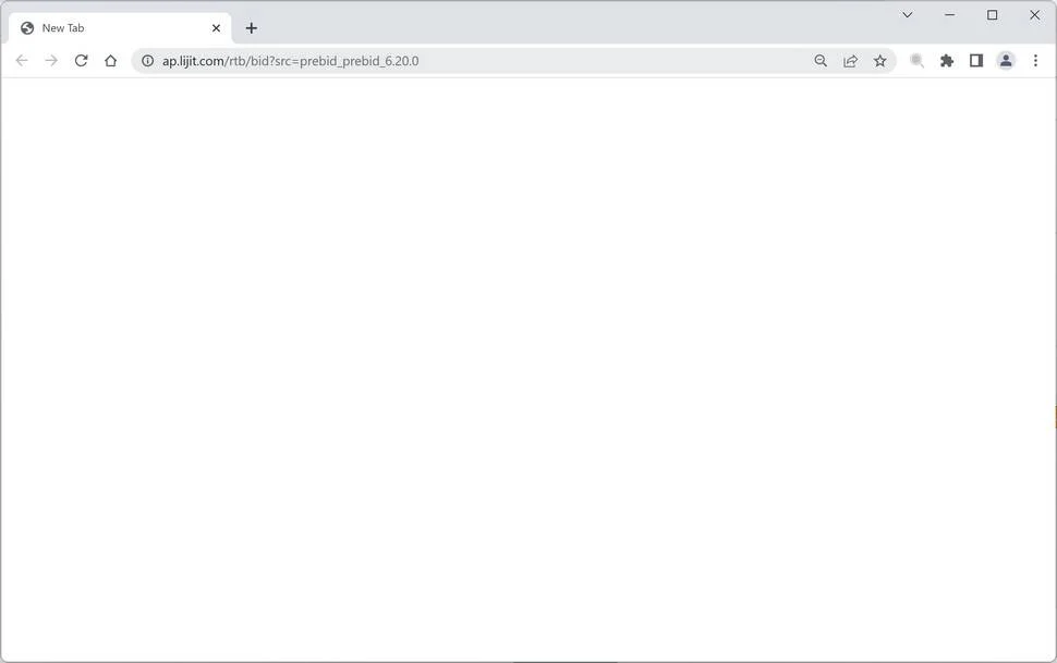 Image: Lijit.com Chrome browser redirect