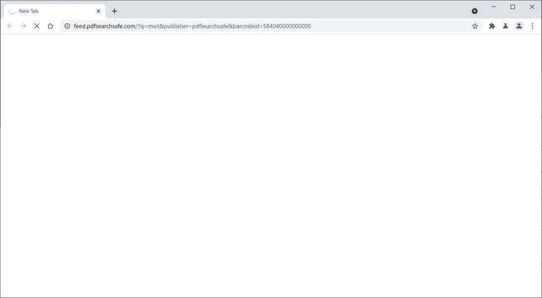 Remove PDFSearchSafe Search redirect (Virus Removal Guide) 1 Image: Chrome browser is redirected to PDFSearchSafe Search