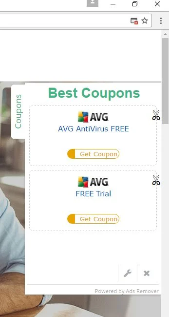 Ads by Ads Remover adware