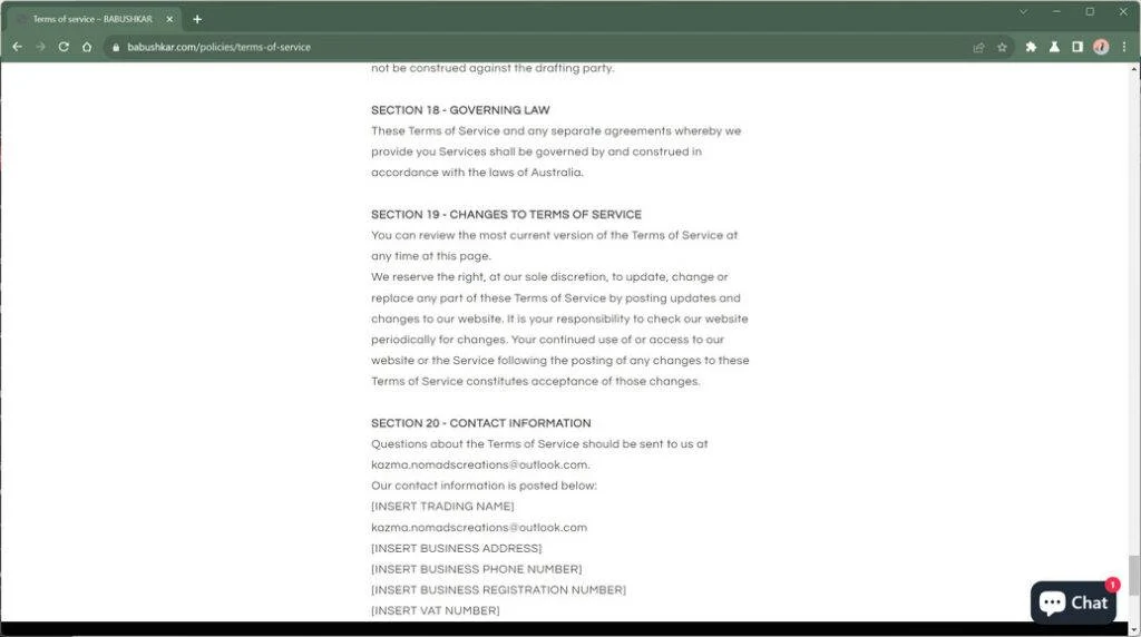 Babushkar.com: Why You Need to Avoid This Fake Store 1 babushkar.com china