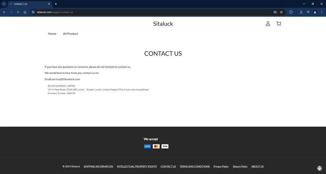 Sitaluck.com Scam - The Telltale Signs of This Fraudulent Store 1 Sitaluck.com scam