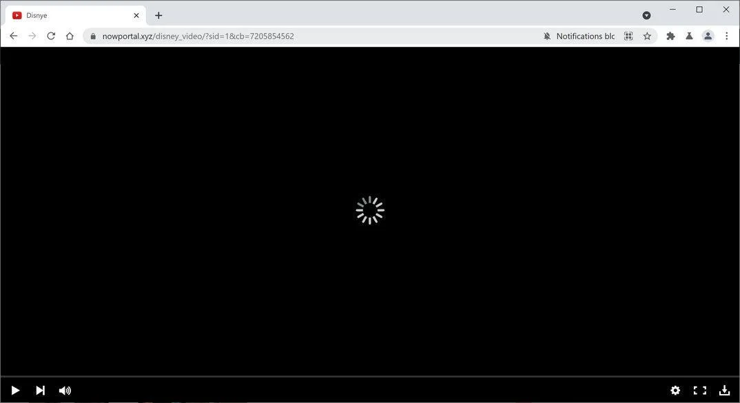 Remove Nowportal.xyz pop-up ads (Virus Removal Guide) 1 Image: Chrome browser is redirected to Nowportal.xyz