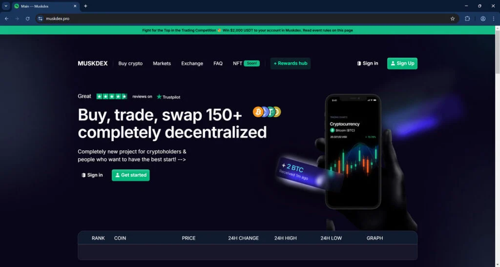 Muskdex.pro scam