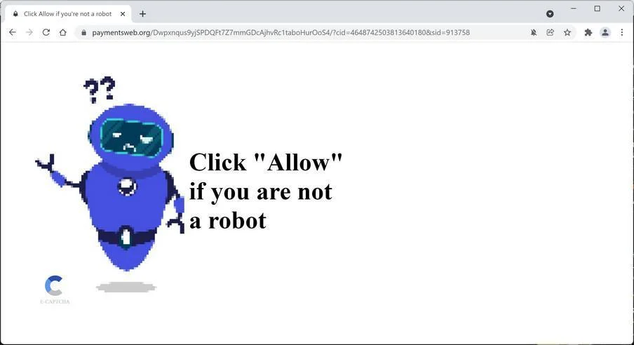 How to Remove Paymentsweb.org Pop-up Ads (Virus Removal Guide) 1 Image: Chrome browser is redirected to Paymentsweb.org