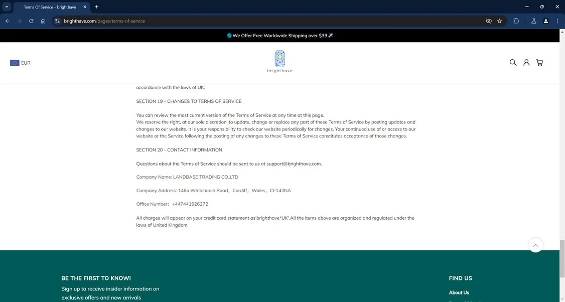 Brighthave.com scam