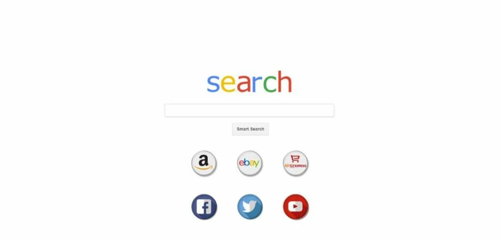 Image: Chrome browser is redirected through Searchinglive.net