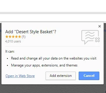 Desert Style Basket by hond.me adware