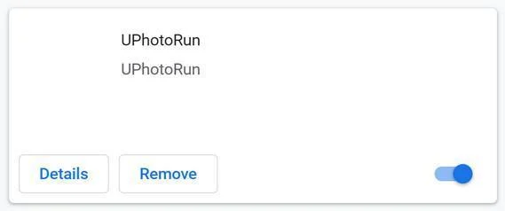 Remove UPhotoRun Browser Extension (Virus Removal Guide) 1 Image: UPhotoRun Chrome extension