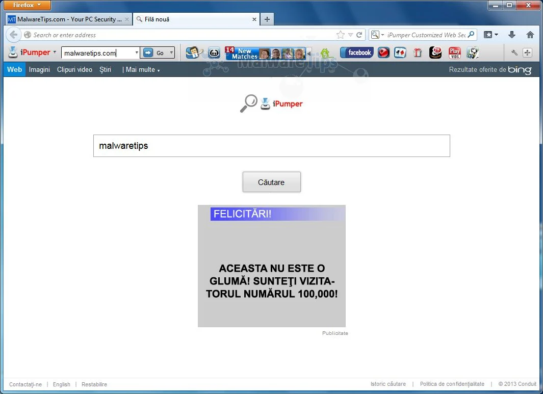 [Image: iPumper Toolbar virus]